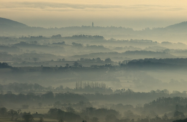 _C154177 Winter landscape from Clee Hills, Shropshire